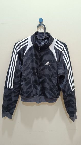 แขนยาว ดำ เสื้อแจ็คเก็ต Adidas ของแท้💯