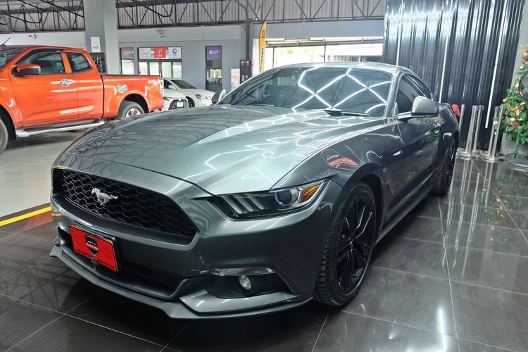 Ford Mustang 2016 2.3 Ecoboost Sedan เบนซิน เกียร์อัตโนมัติ เทา รูปที่ 3