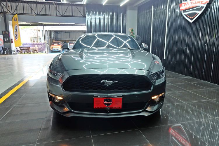 Ford Mustang 2016 2.3 Ecoboost Sedan เบนซิน เกียร์อัตโนมัติ เทา รูปที่ 2