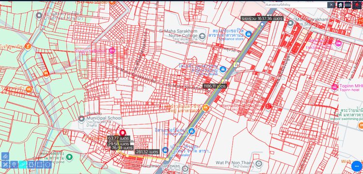 ขายที่ดิน บ้านค้อ ต.แก่งเลิงจาน อ.เมืองมหาสารคาม จังหวัดมหาสารคาม