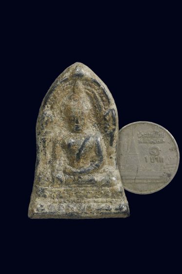 พระชินราชฐานเตี้ยเนื้อชินเขียว รูปที่ 2