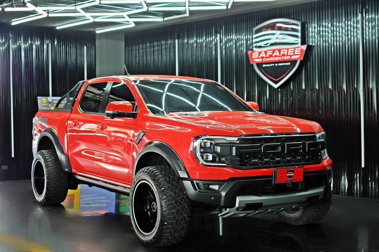 รถ Ford Ranger Raptor 3.0 4WD สี ส้ม