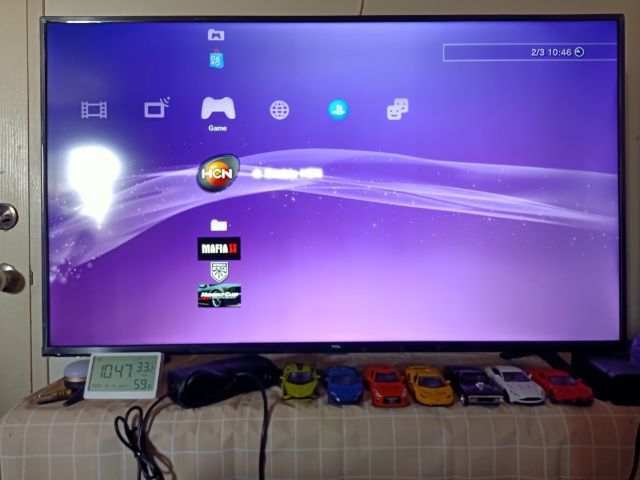 Sony เครื่องเกมส์โซนี่ เพลย์สเตชั่น PS3 (Playstation 3) 👾 PS-3 SUPER-SLIM 500 GB แปลงแล้ว