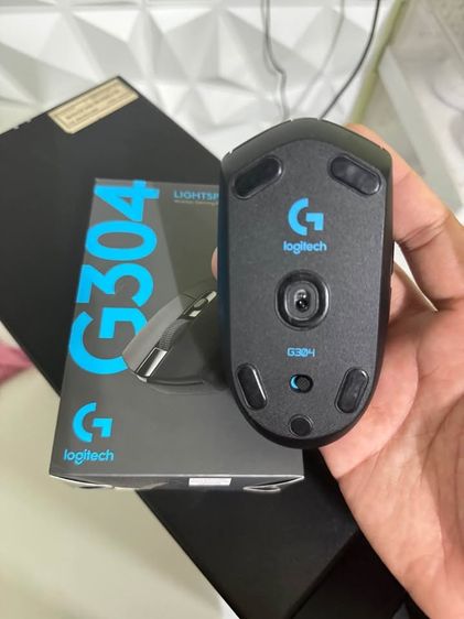WIRELESS MOUSE (เมาส์ไร้สาย) LOGITECH G304 LIGHTSPEED WIRELESS ของแท้นะ   รายละเอียดสินค้าโดยย่อ  • 200-12000 DPI • 6 Button • Wireless 2.4G รูปที่ 4