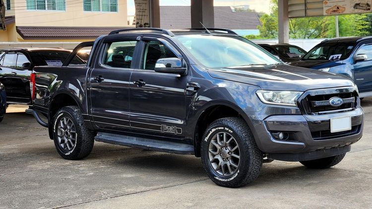 Ford Ranger 2017 2.2 Hi-Rider FX4 Pickup ดีเซล ไม่ติดแก๊ส เกียร์อัตโนมัติ เทา รูปที่ 3