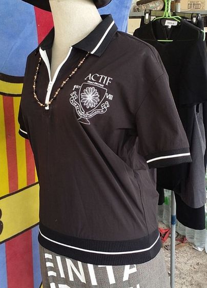 เสื้อยืดสตรี Mardi Mercridi Actif มือสองของแท้ รูปที่ 16