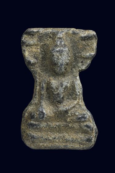 พระมเหศวรพิมพ์ใหญ่เนื้อชินเขียว