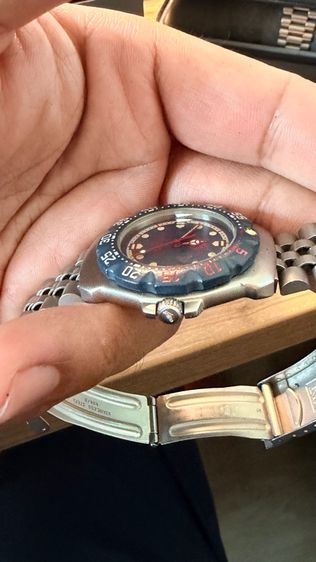 Vintage Tag Heuer F1 Boy Size  Blue Red colored in perfect condition  รูปที่ 16