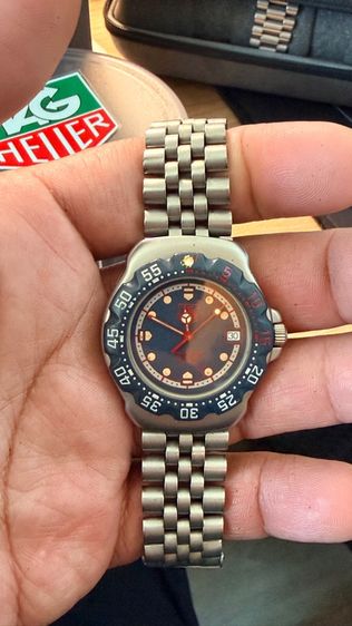 Vintage Tag Heuer F1 Boy Size  Blue Red colored in perfect condition  รูปที่ 13