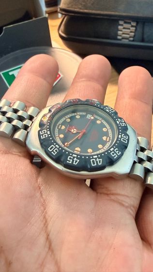 Vintage Tag Heuer F1 Boy Size  Blue Red colored in perfect condition  รูปที่ 15