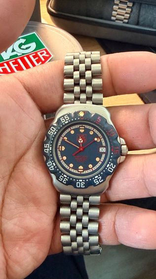 Vintage Tag Heuer F1 Boy Size  Blue Red colored in perfect condition  รูปที่ 14
