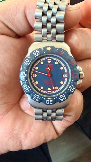 Vintage Tag Heuer F1 Boy Size  Blue Red colored in perfect condition  รูปที่ 7