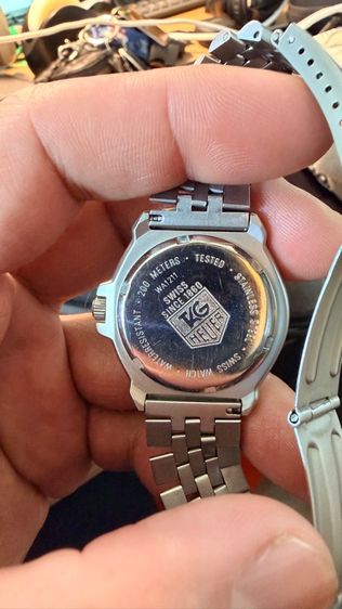 Vintage Full Face Luminescent Black Red Tag Heuer F1 Boy Size in perfect condition  รูปที่ 6