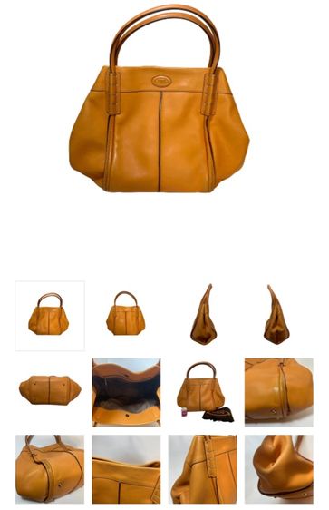 Tod‘s mustard leather shoulder bag รูปที่ 12