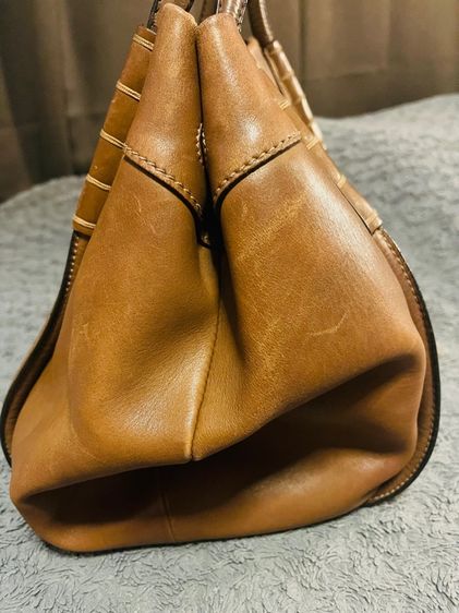 Tod‘s mustard leather shoulder bag รูปที่ 5