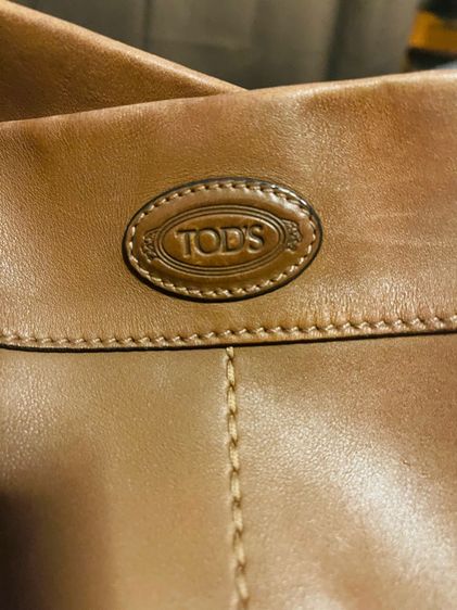 Tod‘s mustard leather shoulder bag รูปที่ 2