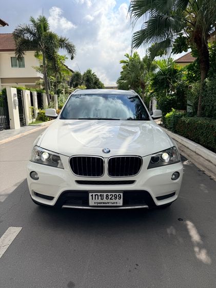 รถ BMW X3 2.0 xDrive20d Highline 4WD สี ขาว