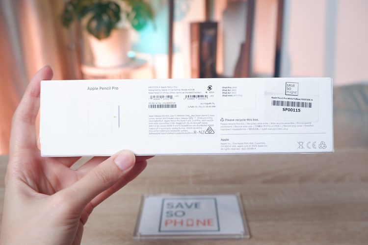 Apple Pencil Pro สี White เครื่องสวย ราคาเพียง 2,790.- มีประกันร้าน 60 วัน  รูปที่ 5