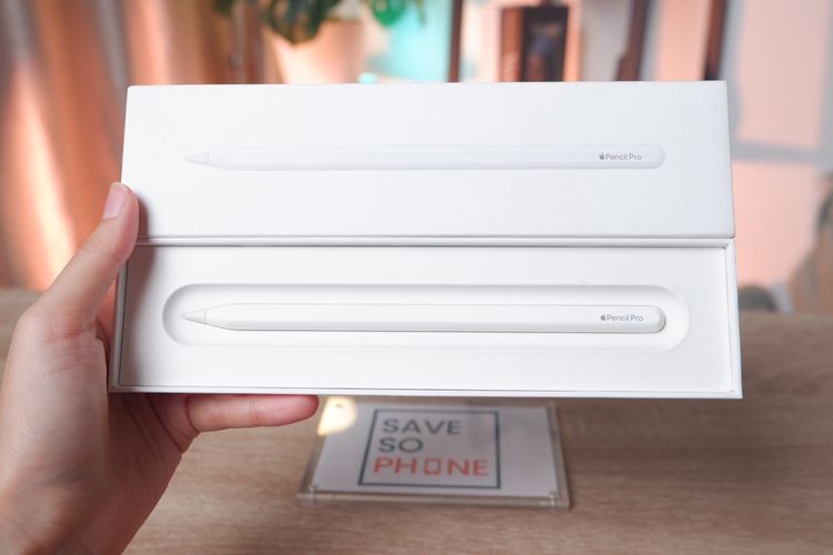 Apple Pencil Pro สี White เครื่องสวย ราคาเพียง 2,790.- มีประกันร้าน 60 วัน  รูปที่ 2