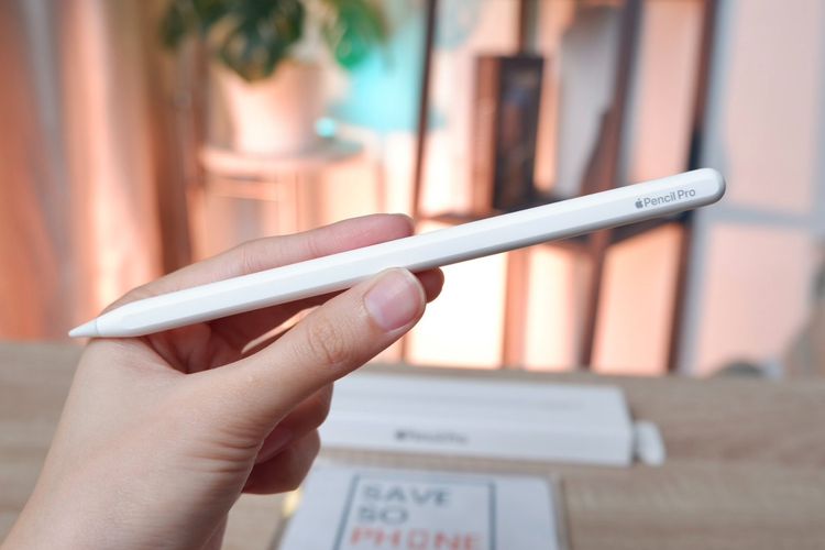 Apple Pencil Pro สี White เครื่องสวย ราคาเพียง 2,790.- มีประกันร้าน 60 วัน  รูปที่ 3