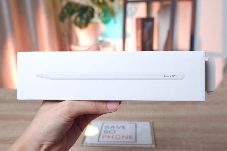 Apple Pencil Pro สี White เครื่องสวย ราคาเพียง 2,790.- มีประกันร้าน 60 วัน 