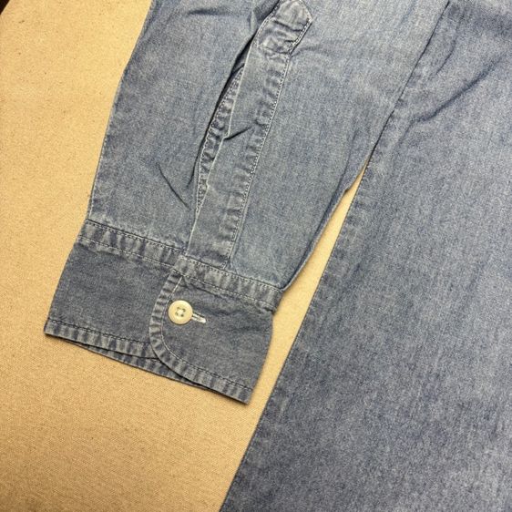 เสื้อเชิ้ต​ OshKosh USA Workwear 80s-90s Size L รูปที่ 6