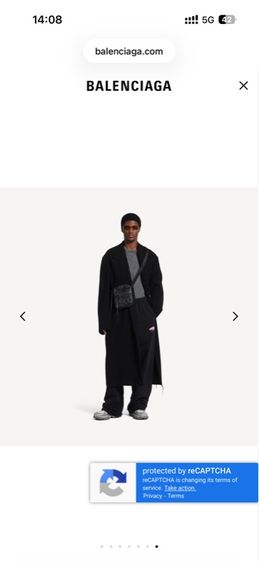 Balenciage MEN'S LE CITY VERTICAL CROSSBODY BAG IN BLACK รูปที่ 8