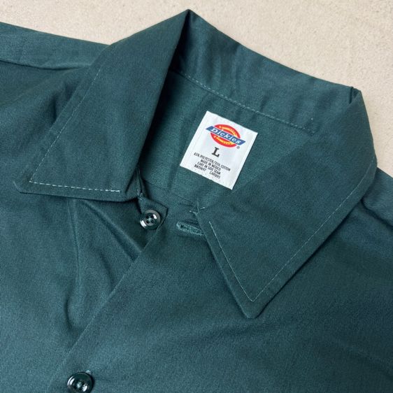 เสื้อเชิ้ต​ Dickies สีหายาก สภาพมือหนึ่ง​ Size L  รูปที่ 8
