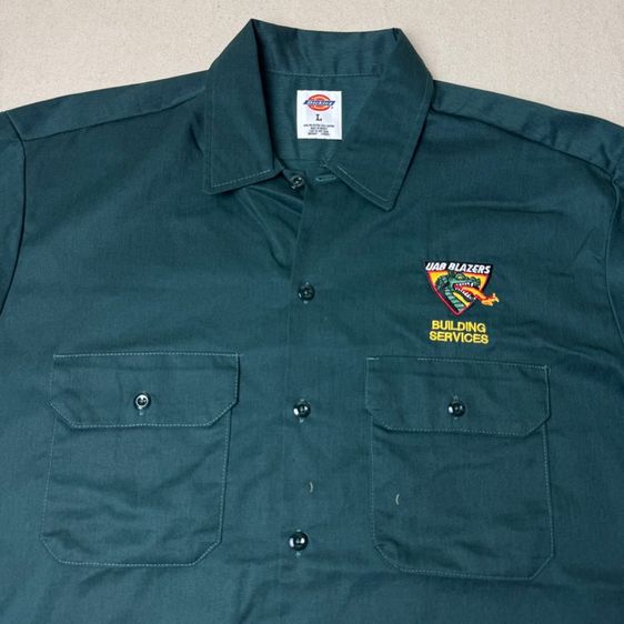 เสื้อเชิ้ต​ Dickies สีหายาก สภาพมือหนึ่ง​ Size L  รูปที่ 6