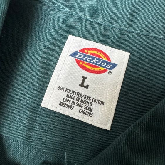 เสื้อเชิ้ต​ Dickies สีหายาก สภาพมือหนึ่ง​ Size L  รูปที่ 9