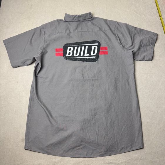 เสื้อเชิ้ต​ Red KAP x Build Size L