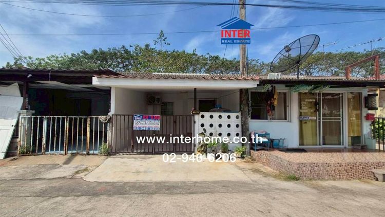 ทาวน์เฮ้าส์ 1 ชั้น 16.7 ตร.ว. หมู่บ้านธันยพฤกษ์ คลอง7 ถนนรังสิต-นครนายก ธัญบุรี ปทุมธานี