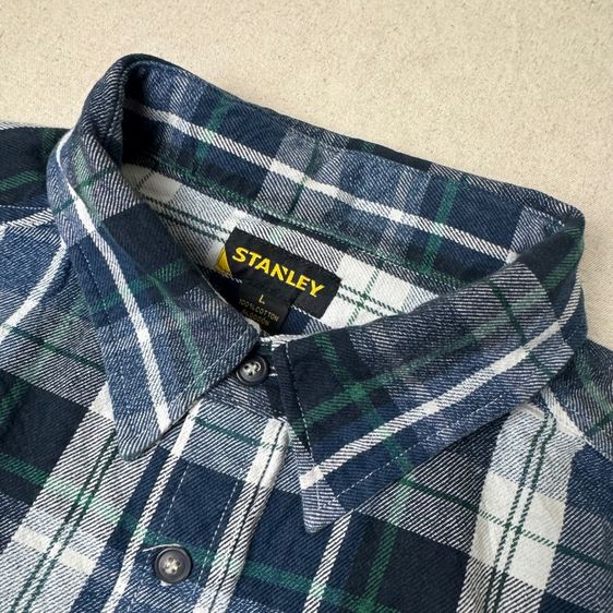 เสื้อเชิ้ต​ Stanley Workwear ผ้ายีนส์​ลาย Size L​ รูปที่ 4
