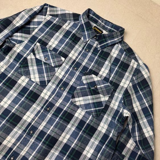 เสื้อเชิ้ต​ Stanley Workwear ผ้ายีนส์​ลาย Size L​