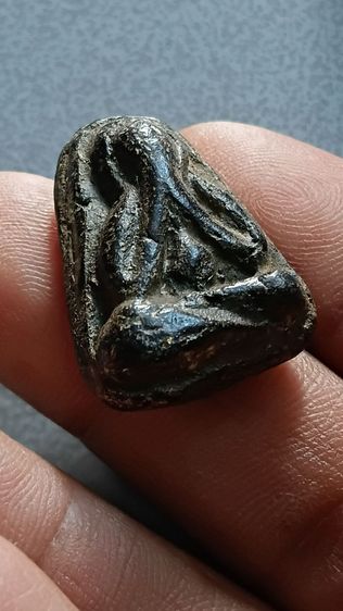 พระปิดตาเนื้อผงใบลานเก่า ตามภาพ รูปที่ 2