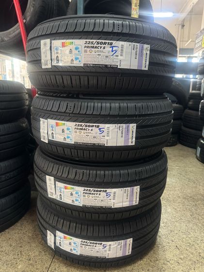 225-50R18 Michelin  Primacy 5 ยางถูกลาดพร้าว