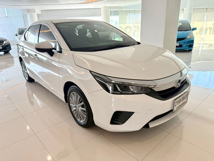 Honda City 2022 1.0 V Sedan เบนซิน ไม่ติดแก๊ส เกียร์อัตโนมัติ ขาว รูปที่ 3