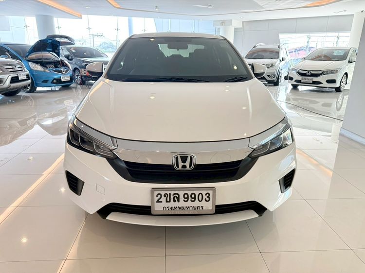 Honda City 2022 1.0 V Sedan เบนซิน ไม่ติดแก๊ส เกียร์อัตโนมัติ ขาว รูปที่ 2