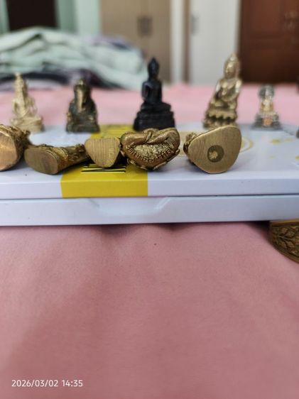 พระกริ่งและรูปหล่อหลวงพ่อ14องค์(ตามรูป)แถมแหวนหลวงปู่ดู่ 100 ปี รูปที่ 5