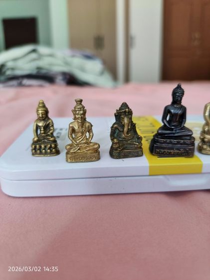 พระกริ่งและรูปหล่อหลวงพ่อ14องค์(ตามรูป)แถมแหวนหลวงปู่ดู่ 100 ปี รูปที่ 6