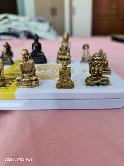 พระกริ่งและรูปหล่อหลวงพ่อ14องค์(ตามรูป)แถมแหวนหลวงปู่ดู่ 100 ปี รูปที่ 3