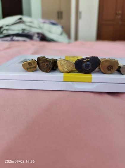 พระกริ่งและรูปหล่อหลวงพ่อ14องค์(ตามรูป)แถมแหวนหลวงปู่ดู่ 100 ปี รูปที่ 8