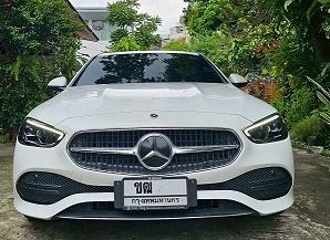 Mercedes-Benz C-Class 2022 C220 Sedan ดีเซล ไม่ติดแก๊ส เกียร์อัตโนมัติ ขาว รูปที่ 3