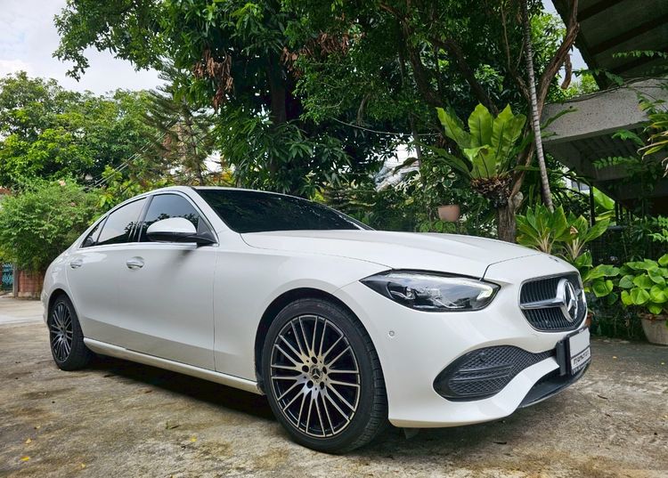 Mercedes-Benz C-Class 2022 C220 Sedan ดีเซล ไม่ติดแก๊ส เกียร์อัตโนมัติ ขาว รูปที่ 4