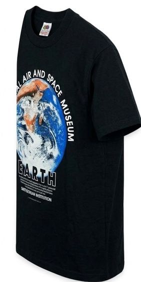 Fruit of the Loom 80's Smithsonian Institution Earth" National Air and Space Museum T-Shirt Made in USA. รูปที่ 6