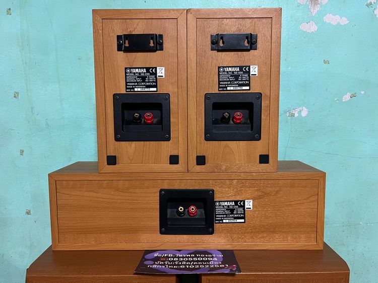 YAMAHA NS-50F-C55-E55  5ชิ้นสวยๆ กำลังขับสูงสุด 240-80 W ที่ 6 โอห์ม สภาพดีมาก ตู้สวยไม่มีบวม  รูปที่ 4