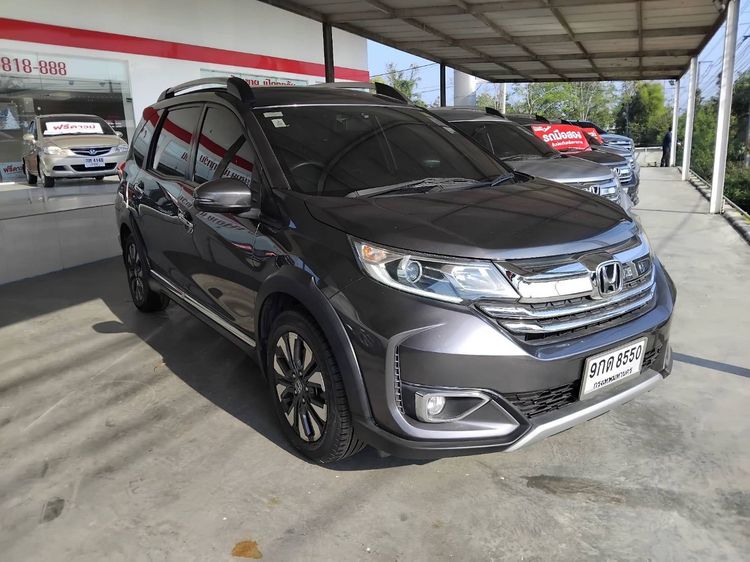 Honda BR-V 2019 1.5 SV Utility-car เบนซิน ไม่ติดแก๊ส เกียร์อัตโนมัติ เทา รูปที่ 3