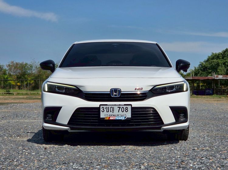 Honda Civic 2022 2.0 eHEV RS Sedan ไฮบริด ไม่ติดแก๊ส เกียร์อัตโนมัติ ขาว รูปที่ 2