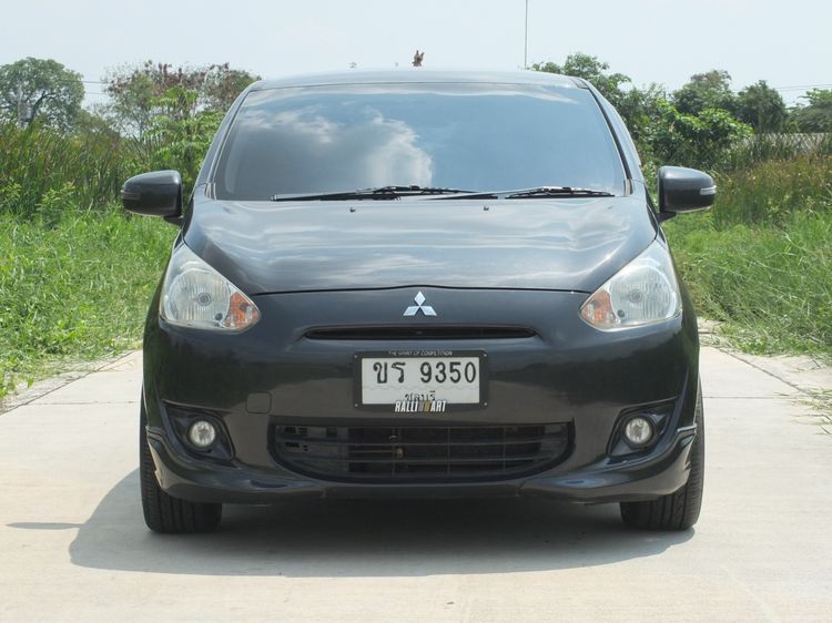 Mitsubishi Mirage 2014 1.2 GLS Sedan เบนซิน ไม่ติดแก๊ส เกียร์อัตโนมัติ เทา รูปที่ 2