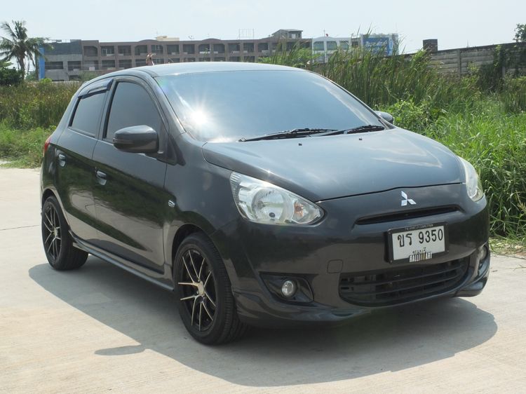 Mitsubishi Mirage 2014 1.2 GLS Sedan เบนซิน ไม่ติดแก๊ส เกียร์อัตโนมัติ เทา รูปที่ 3